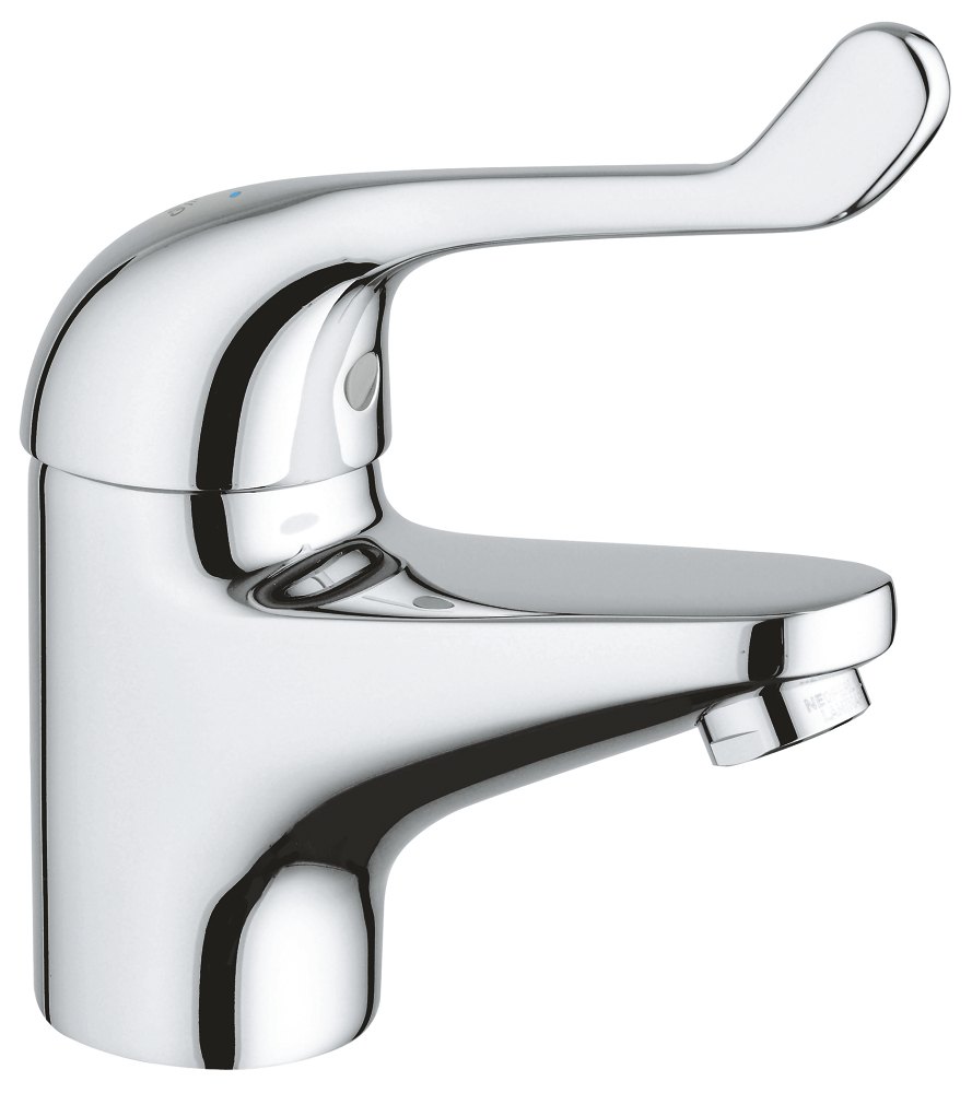 GROHE Eurosmart Care Single lever safety basin mixer 1/2" — Chrome