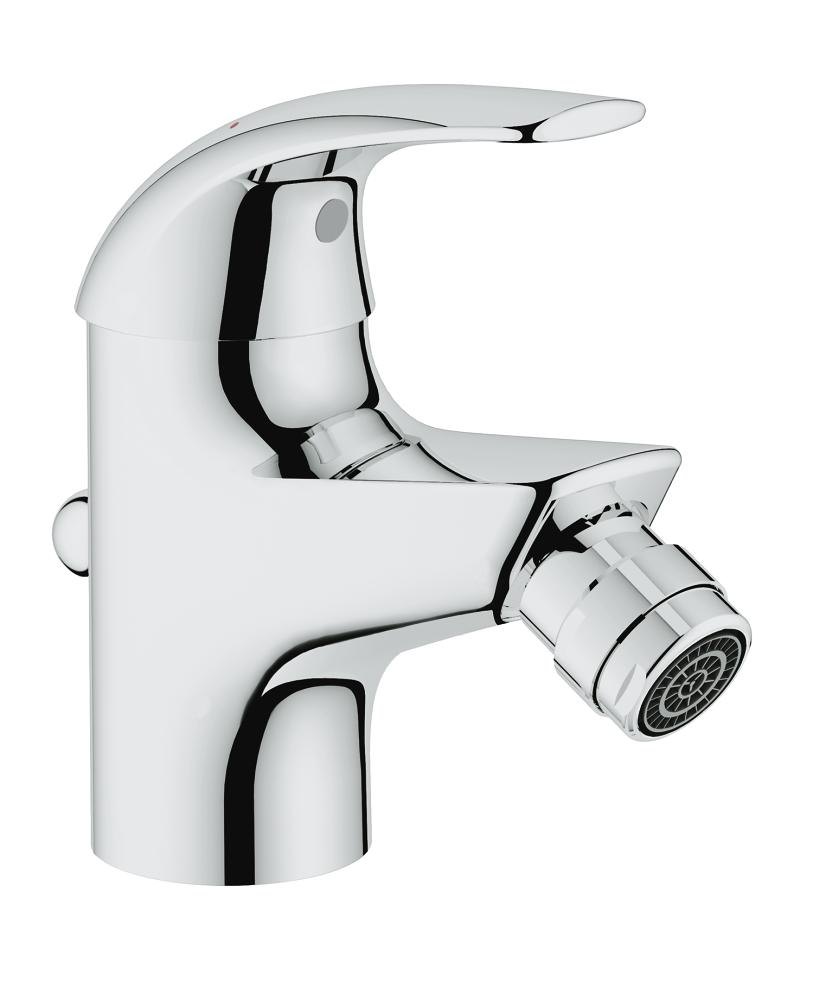 GROHE BauCurve Single lever bidet mixer 1/2" — Chrome