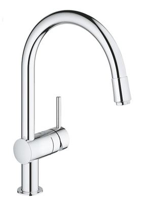 GROHE Minta Single lever sink mixer 1/2" HIGH — Chrome