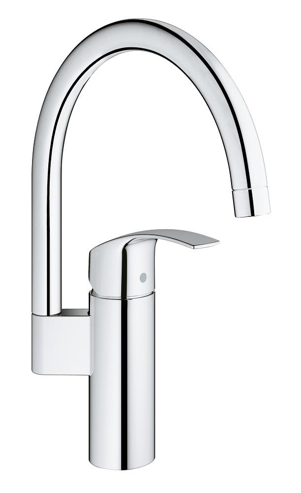 GROHE Eurosmart Single lever sink mixer 1/2" HIGH — Chrome