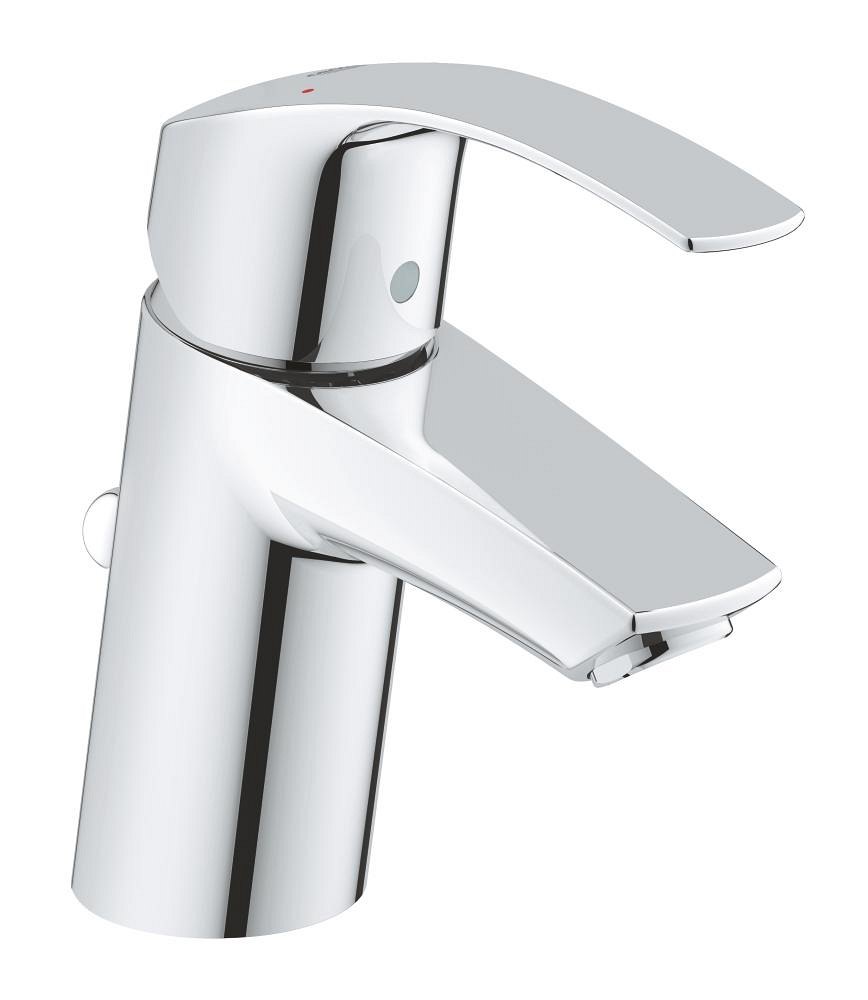 GROHE Eurosmart Single lever basin mixer 1/2" S Size S — Chrome