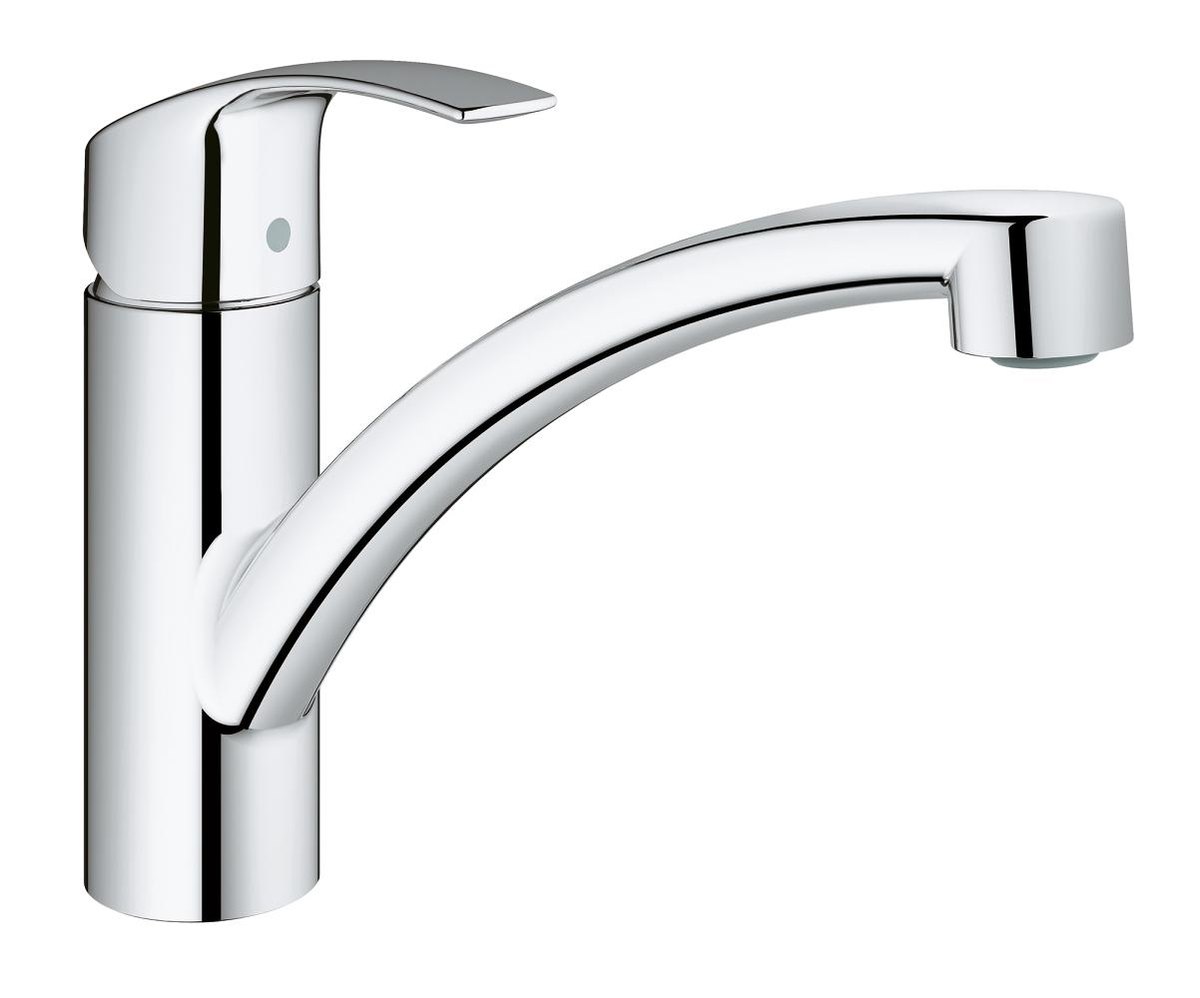GROHE Eurosmart Single lever sink mixer 1/2" LOW — Chrome