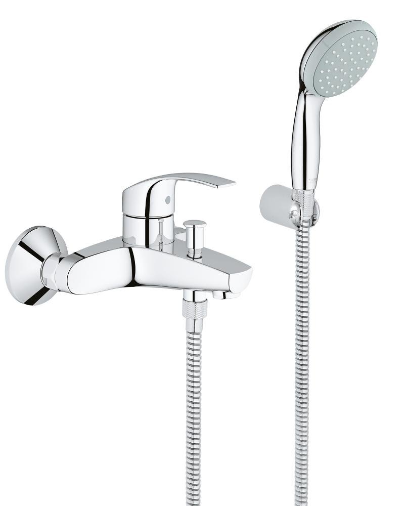 GROHE Eurosmart Single lever bath mixer 1/2" — Chrome