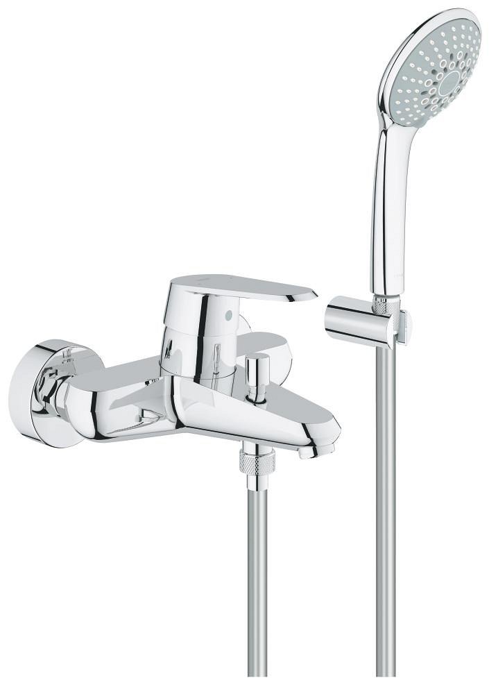 GROHE Eurodisc Cosmopolitan Single lever bath mixer 1/2" — Chrome