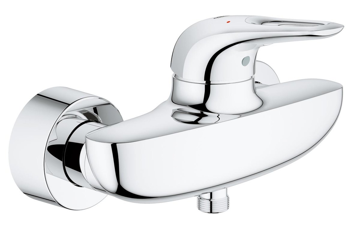 GROHE Eurostyle Single lever shower mixer 1/2" — Chrome