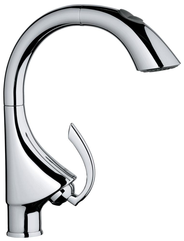 GROHE K4 Single lever sink mixer 1/2" HIGH — Chrome