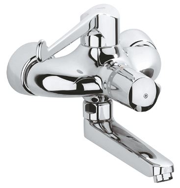 GROHE Grohtherm Ergomix Thermostatic basin mixer 1/2" — Chrome