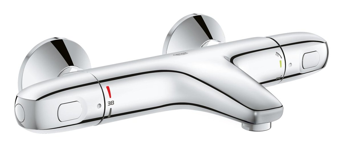 GROHE Grohtherm 1000 Thermostatic bath mixer 1/2" — Chrome