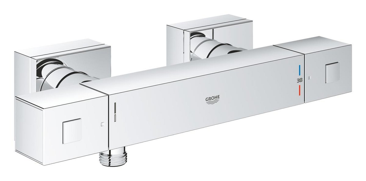 GROHE Grohtherm Cube Shower Safety mixer — Chrome
