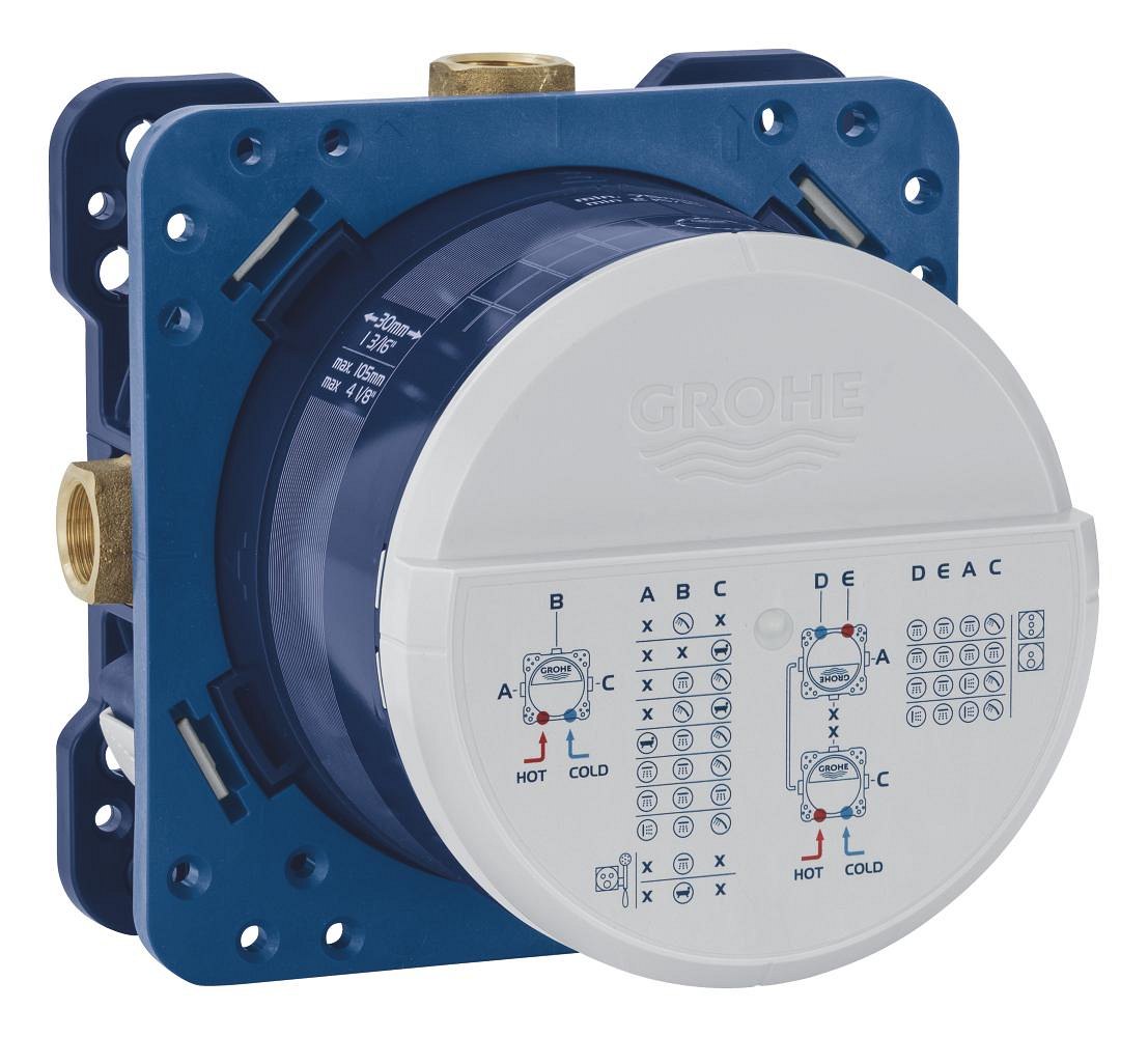 GROHE Rapido SmartBox Universal rough in box 1/2" — Chrome