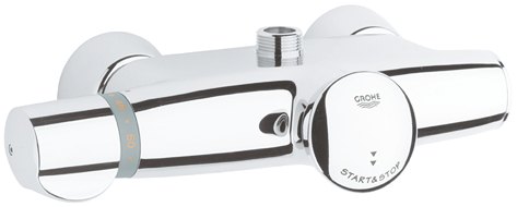 GROHE Eurodisc SE Self closing shower thermostat 1/2" — Chrome