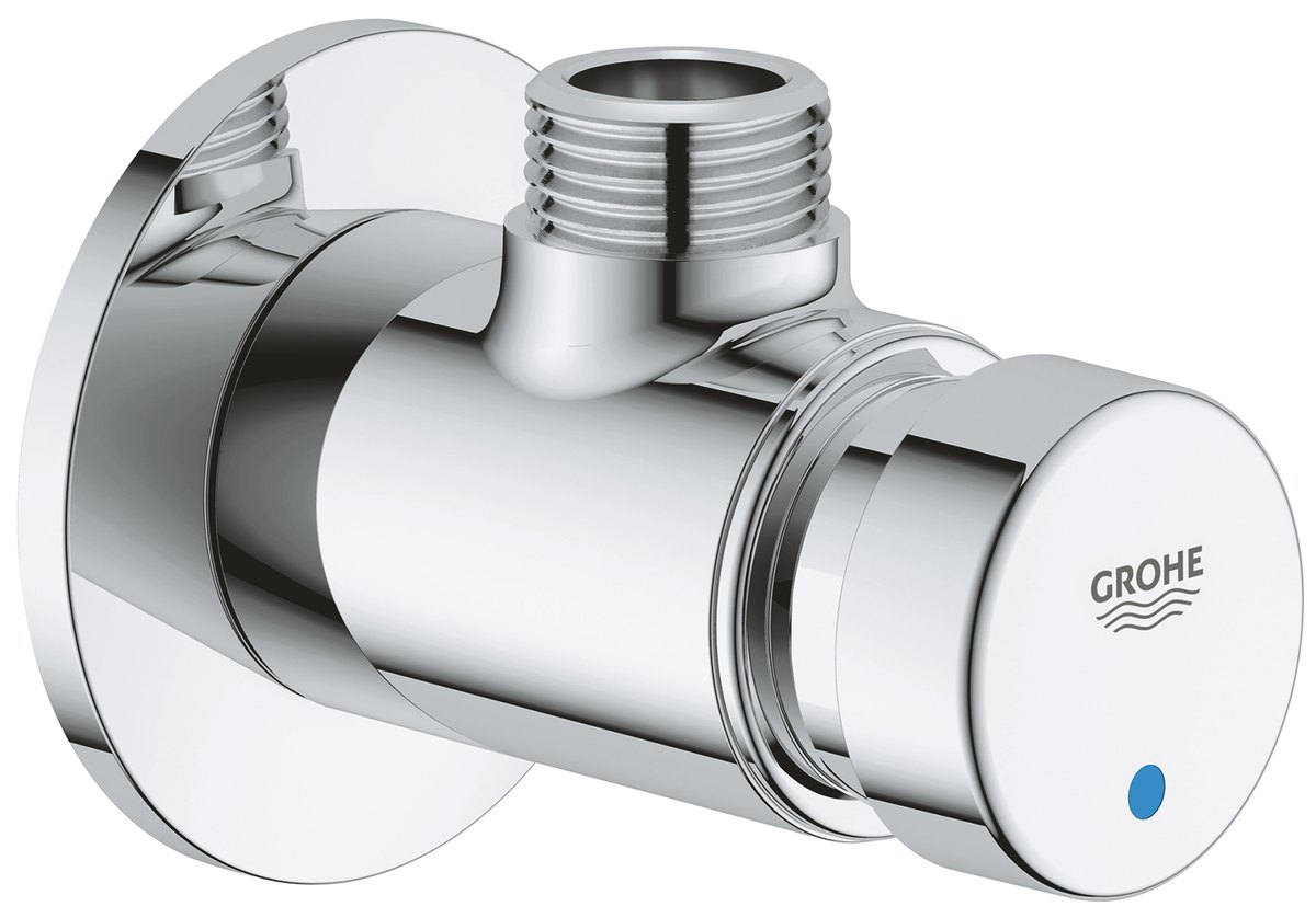 GROHE Eurosmart Cosmopolitan T Self closing shower valve 1/2" — Chrome
