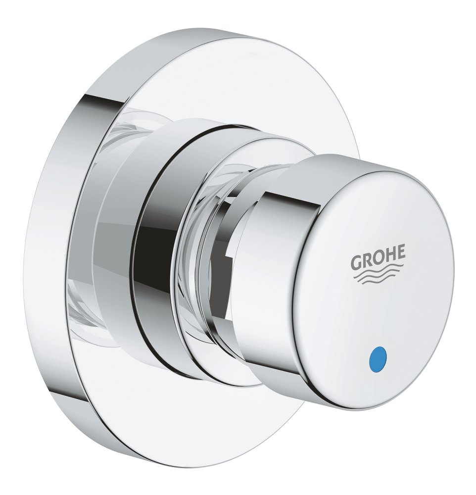 GROHE Eurosmart Cosmopolitan T Self closing gate valve 1/2" — Chrome