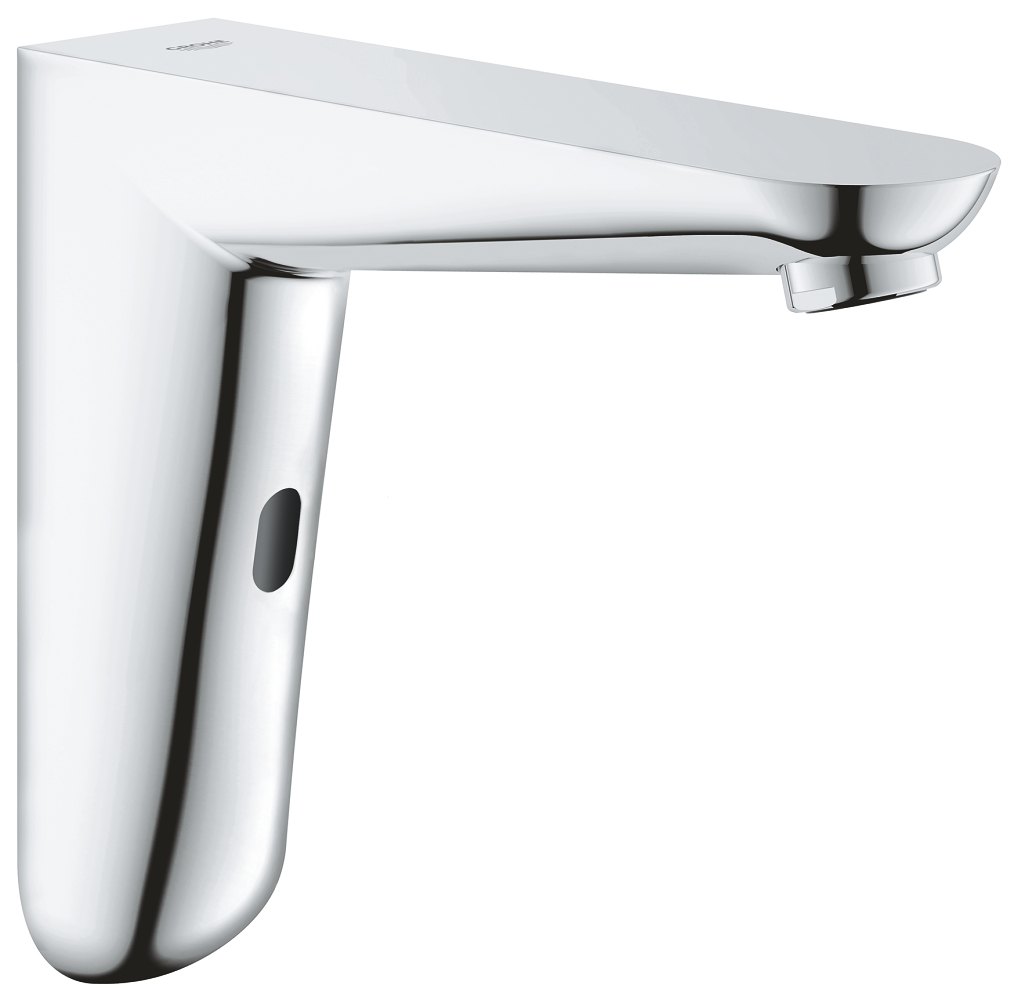 GROHE Eurosmart Cosmopolitan E Infra red electronic wall basin tap without mixing device — Chrome