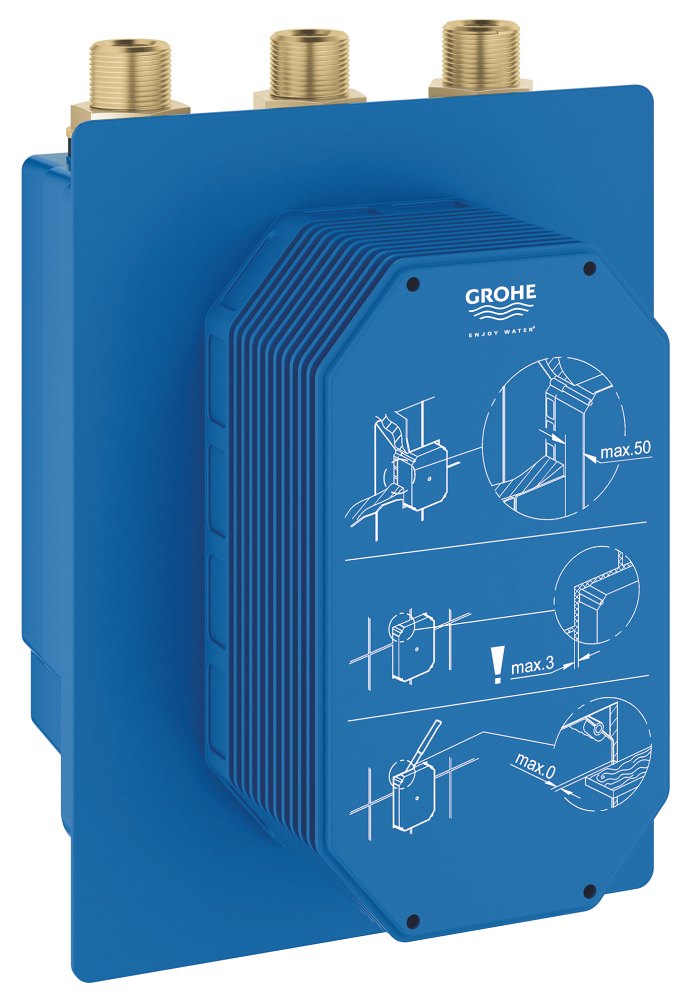 GROHE Eurosmart Cosmopolitan T Concealed mounting box — Chrome