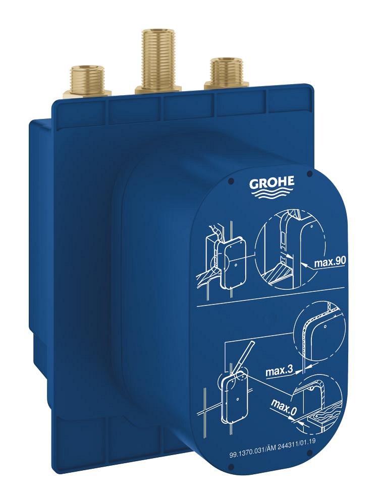 GROHE Eurosmart Cosmopolitan E Concealed mounting box — Chrome