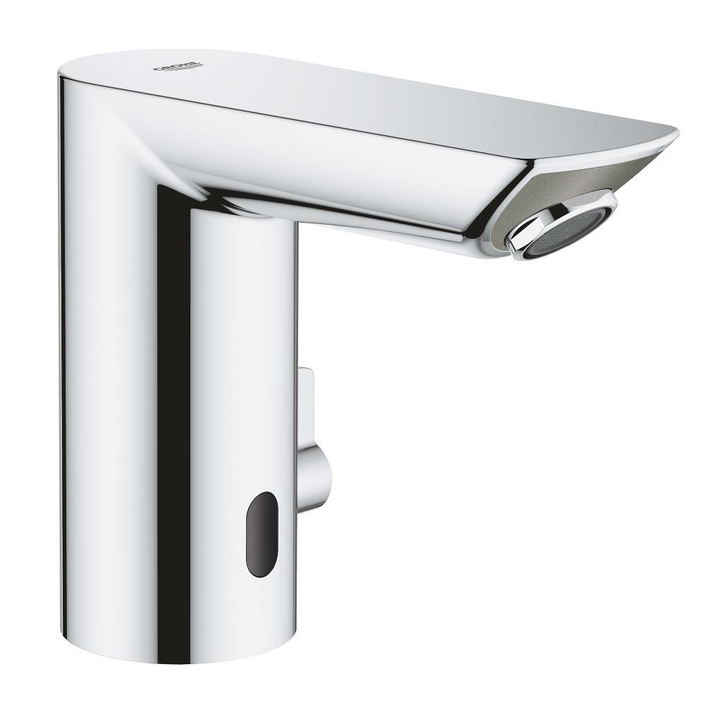 GROHE Bau Cosmopolitan E Infra red electronic basin mixer 1/2" with mixing device and temperature limiter S — Chrome