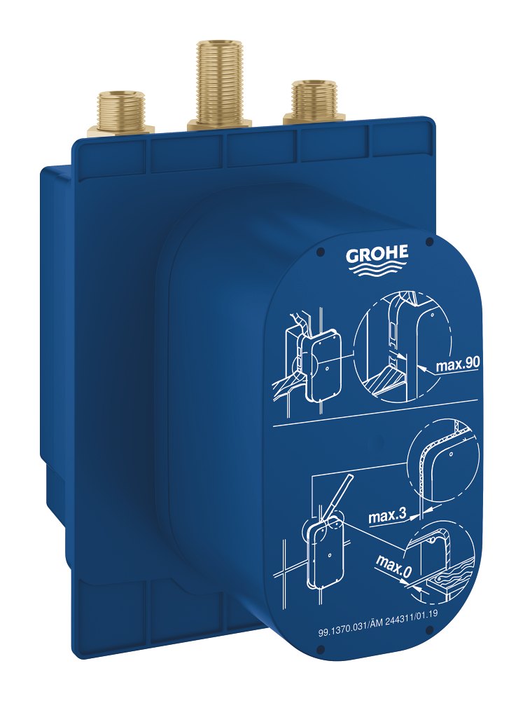GROHE Eurosmart Cosmopolitan E Concealed body — Chrome