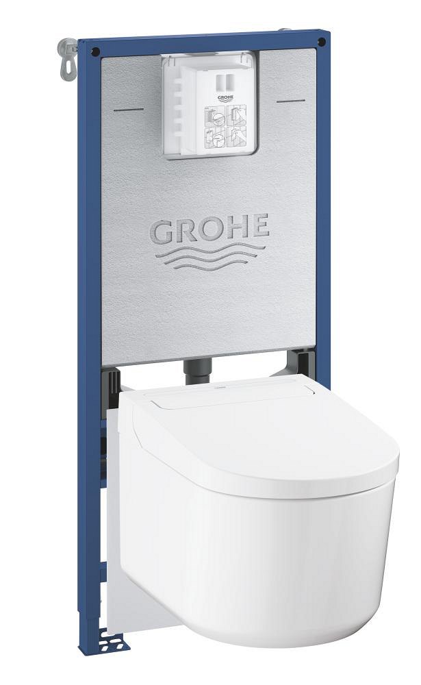GROHE Rapid SLX 4 in 1 set for WC 1.13 m installation height — White