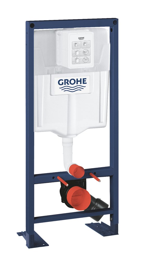 GROHE Rapid SL Element for WC 1.13 m installation height — Chrome