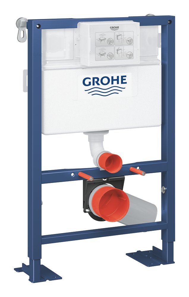 GROHE Rapid SL Element for WC 0.82 m installation height — Chrome