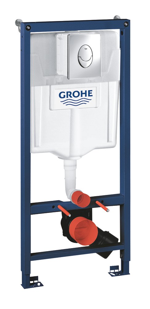 GROHE Rapid SL 3 in 1 set for WC 1.13 m installation height — Chrome