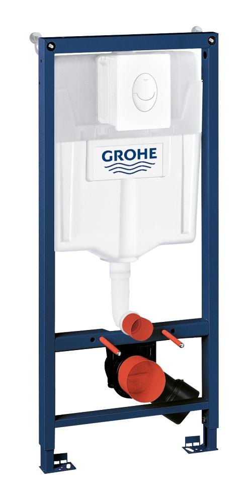GROHE Rapid SL 3 in 1 set for WC 1.13 m installation height — Chrome