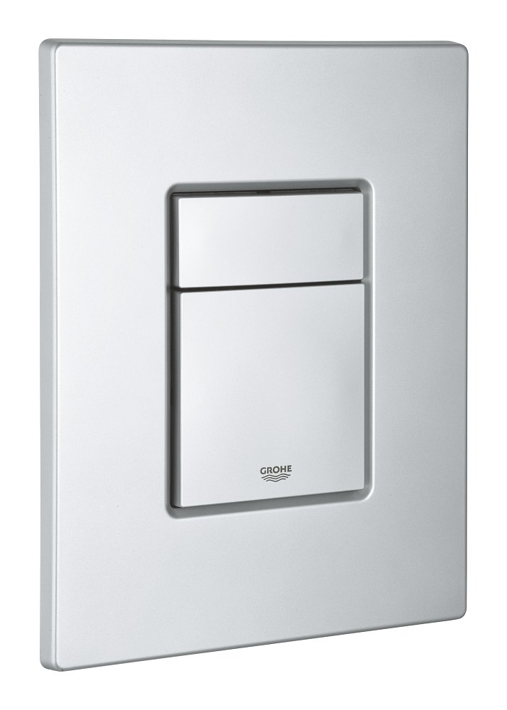 GROHE Skate Cosmopolitan Flush plate Silver — Chrome