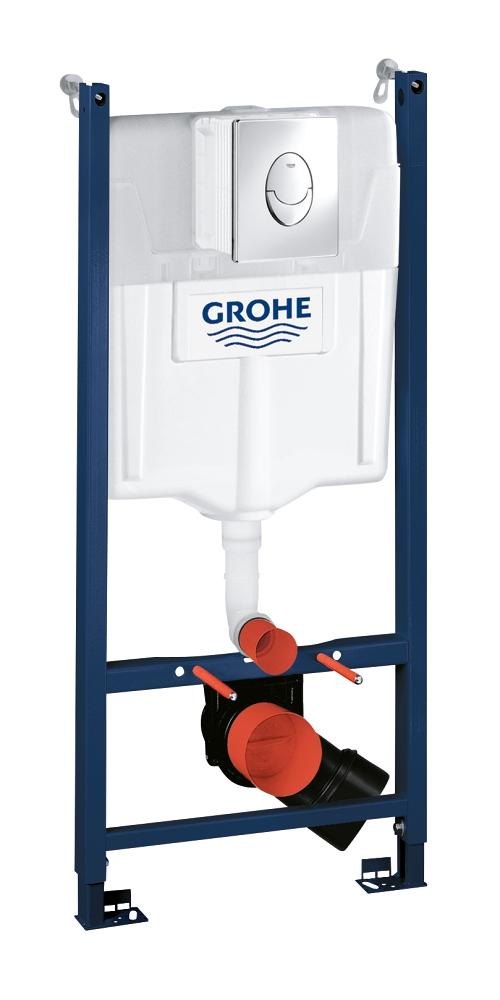GROHE Rapid SL 3 in 1 set for WC 1.13 m installation height — Chrome