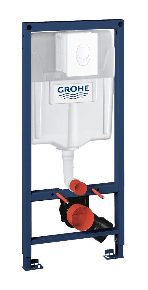 GROHE Rapid SL 2 in 1 set for WC 1.13 m installation height — Chrome
