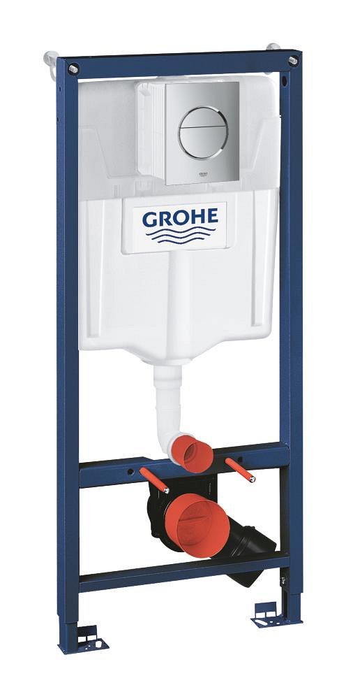 GROHE Rapid SL 3 in 1 set for WC 1.13 m installation height — Chrome