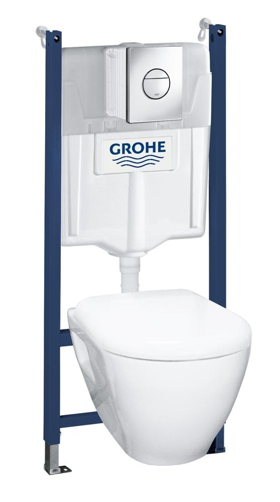 GROHE Solido Compact 4 in 1 set for WC — Chrome