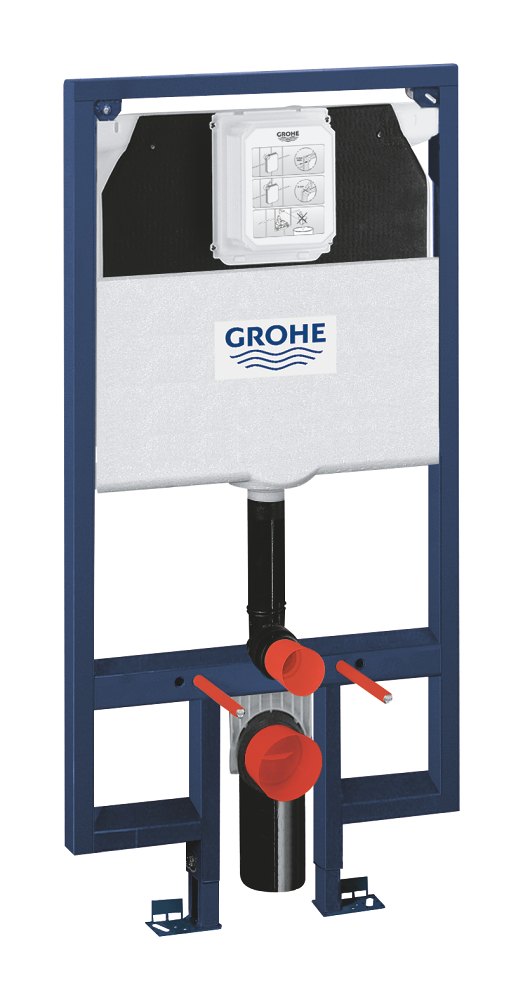 GROHE Rapid SL Element for WC with flushing cistern 80 mm 1.13 m installation height — Chrome