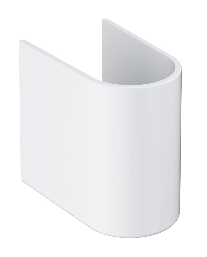 GROHE Euro Ceramic Semi pedestal for wash basin — Chrome