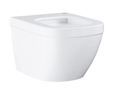 GROHE Euro Ceramic Wall hung compact WC with HyperClean — Chrome
