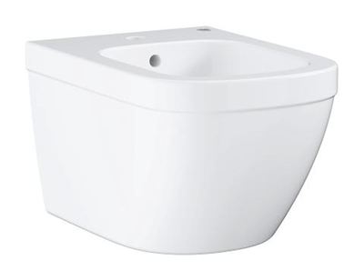 GROHE Euro Ceramic Wall hung bidet with HyperClean — Chrome