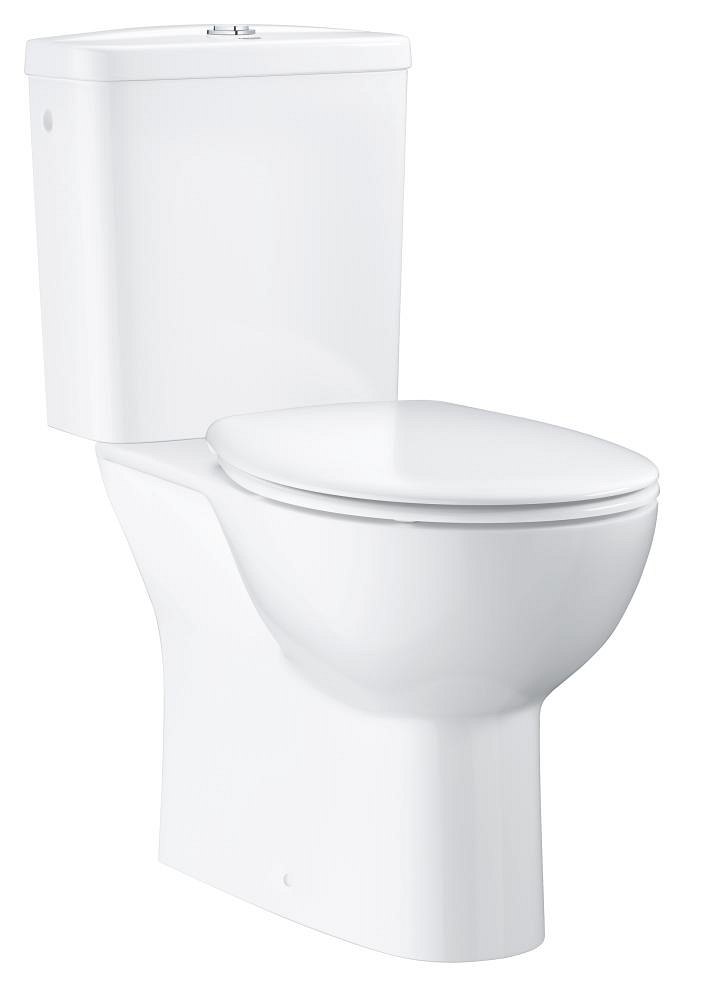 GROHE Bau Ceramic Bundle close coupled WC — Chrome