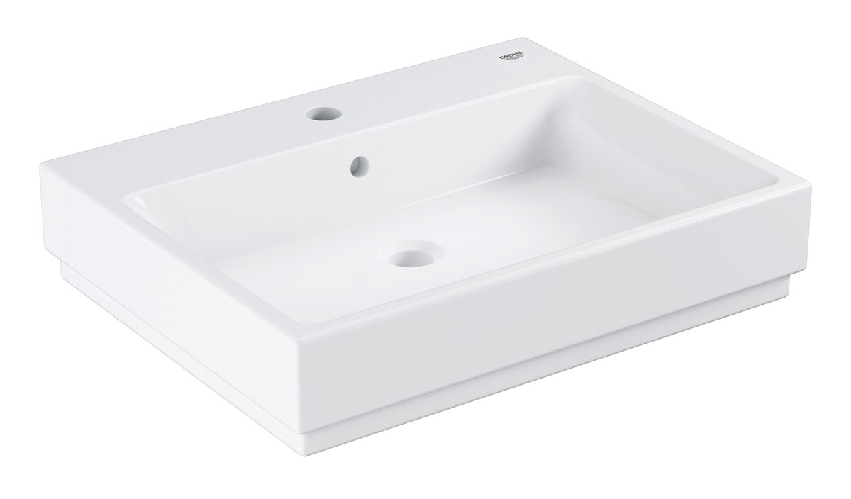 GROHE Cube Ceramic Counter top basin 60 — Chrome