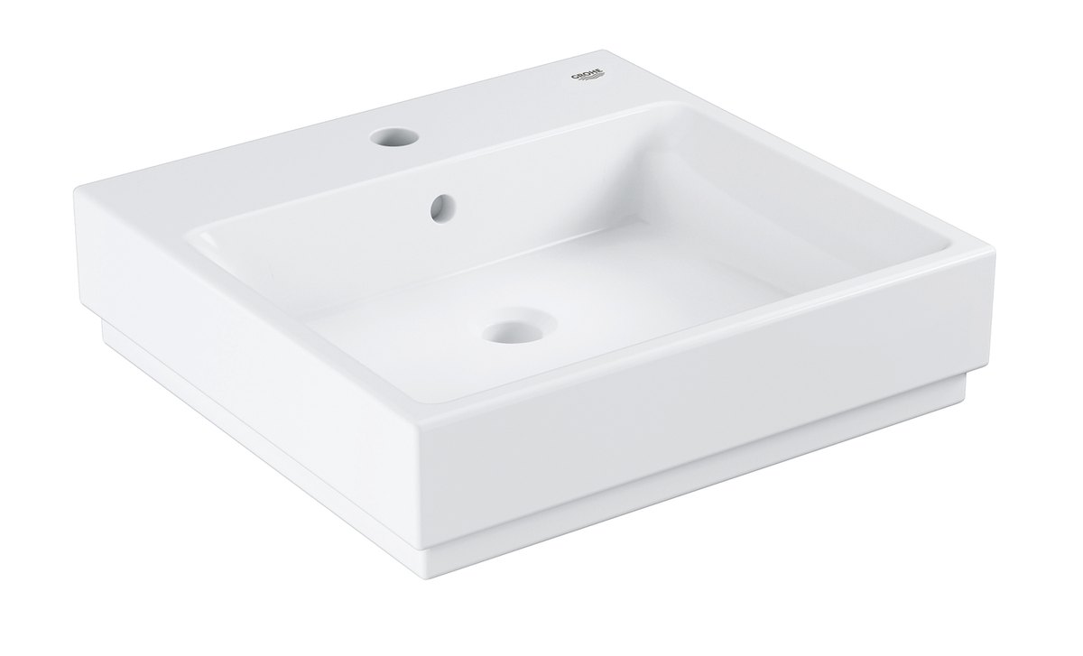 GROHE Cube Ceramic Counter top basin 50 — Chrome