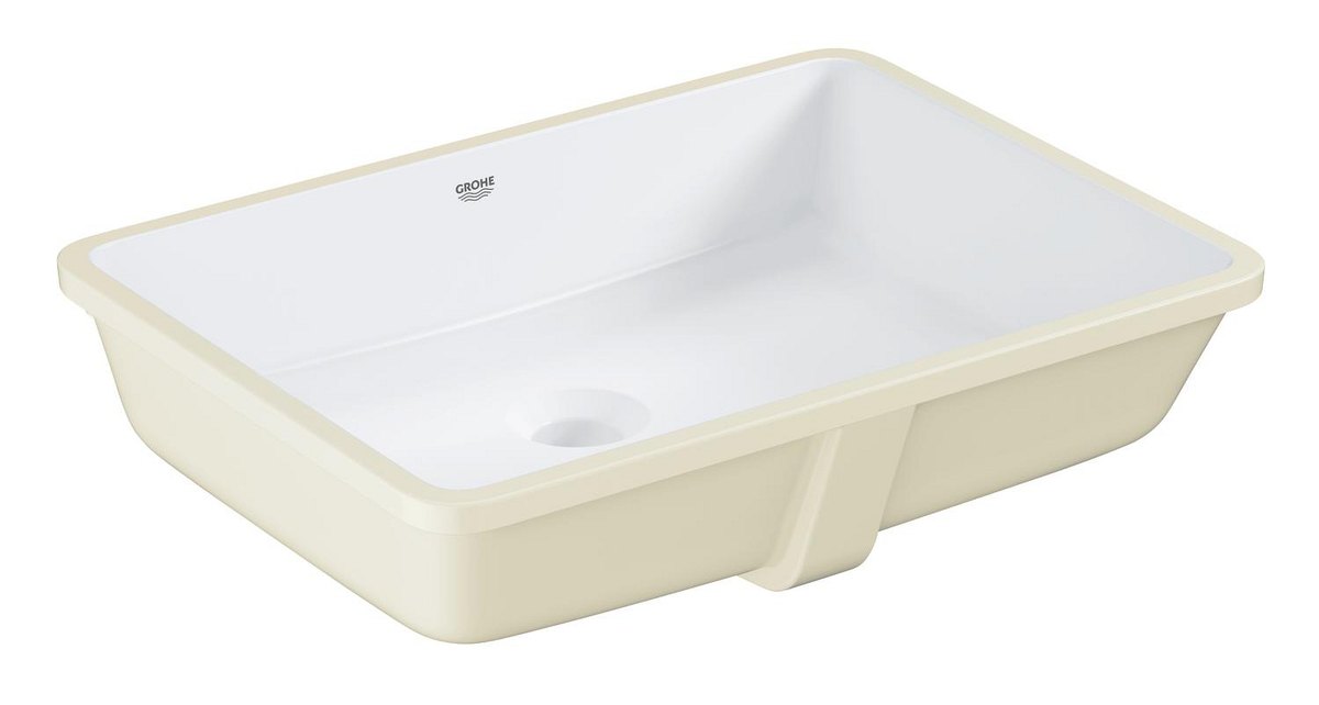 GROHE Cube Ceramic Under counter wash basin 50 — Chrome