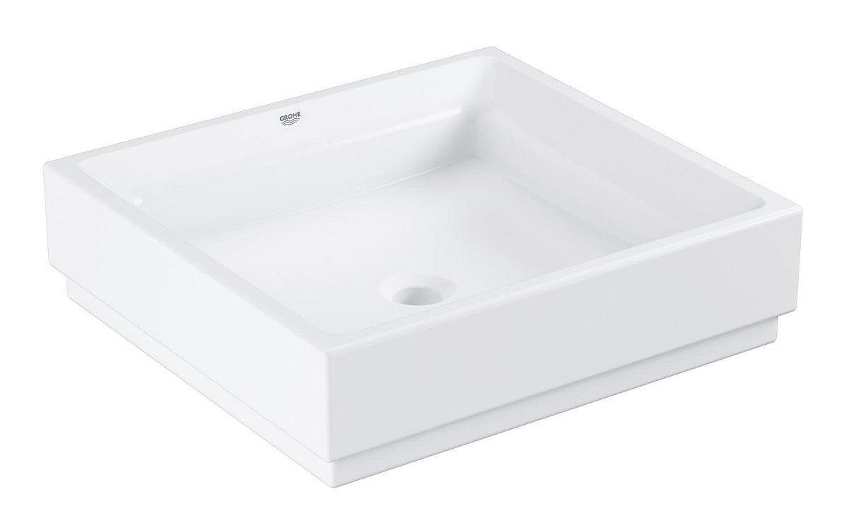 GROHE Cube Ceramic Vessel basin 50 — Chrome
