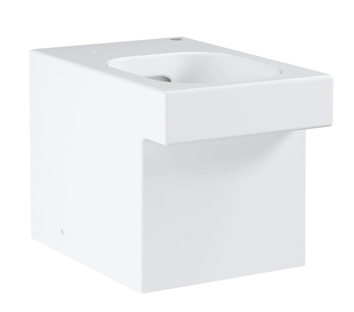GROHE Cube Ceramic Floor standing back to wall WC — Chrome