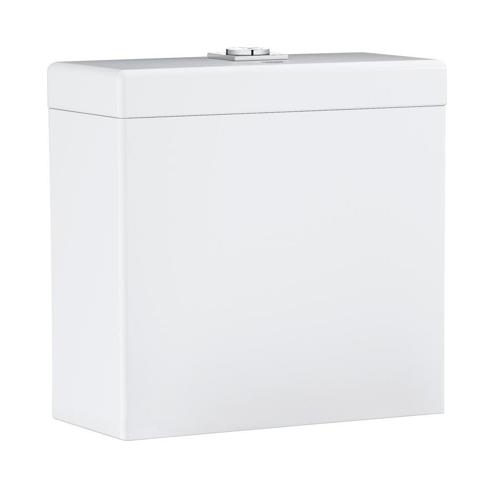 GROHE Cube Ceramic Exposed flushing cistern for close coupled combination — Chrome