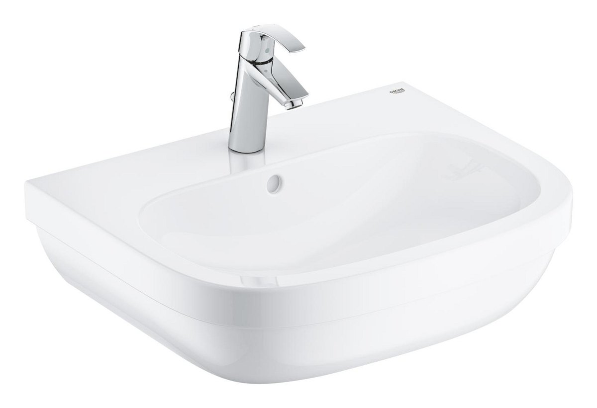 GROHE Euro Ceramic Bundle wash basin 60 Eurosmart basin mixer — Chrome