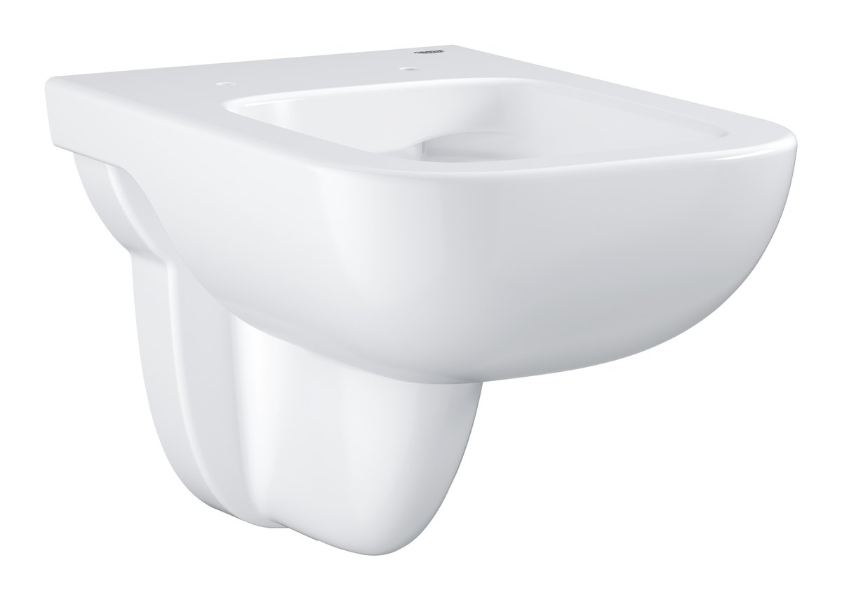 GROHE BauEdge Ceramic Wall hung WC — Chrome