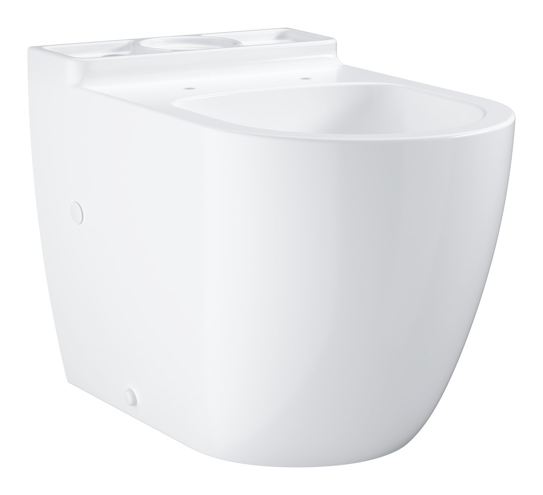 GROHE Bau Ceramic Floor standing WC for close coupled combination — Chrome