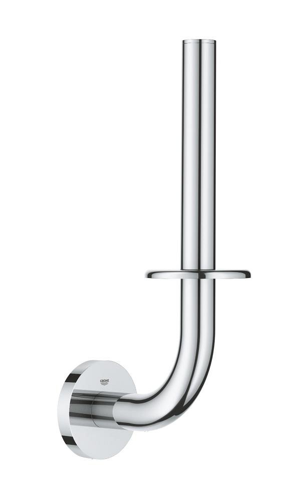 GROHE Essentials Reserve toilet paper holder — Chrome