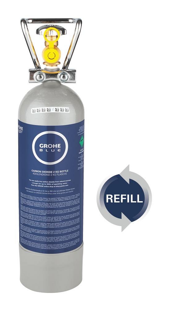 GROHE GROHE Blue Refill 2 kg CO bottle — Chrome