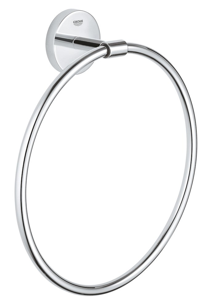 GROHE BauCosmopolitan Towel ring — Chrome