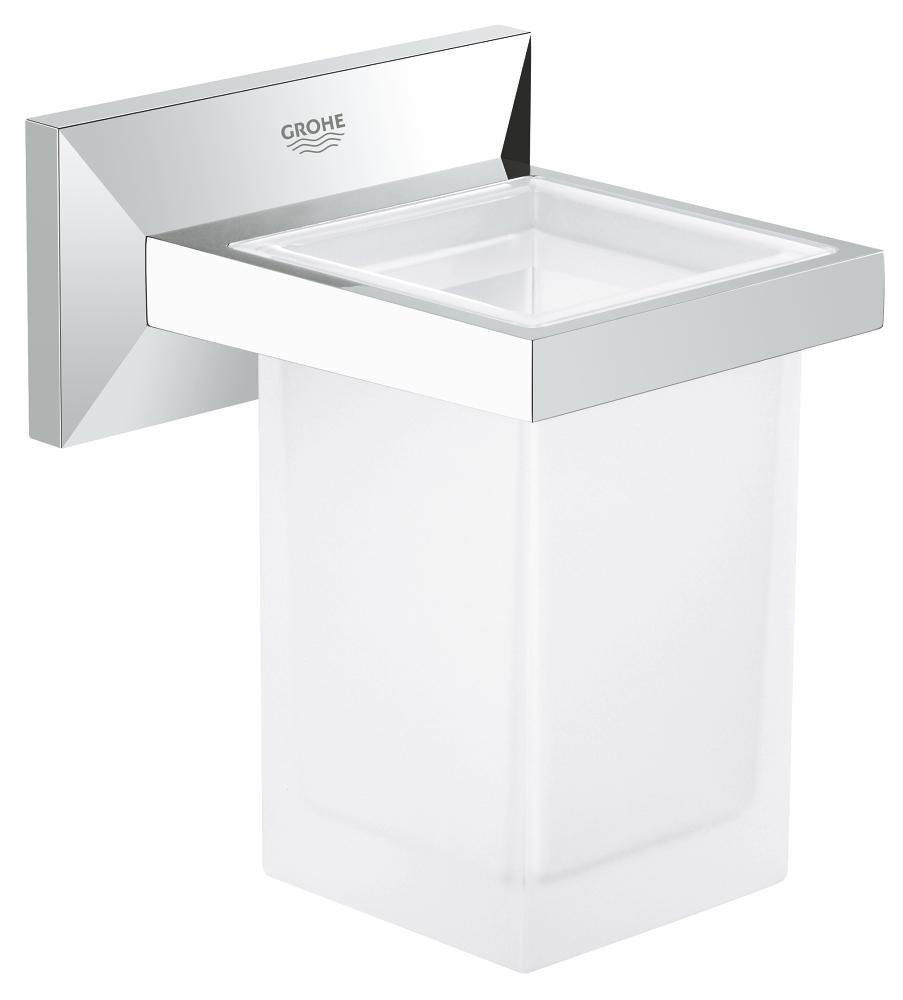 GROHE Allure Brilliant Holder with tumbler — Chrome
